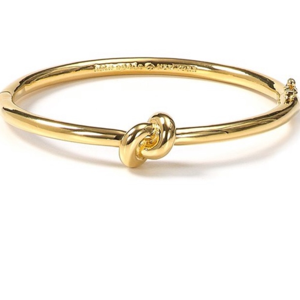 Kate Spade Sailor’s Knot Gold Hinge Bracelet